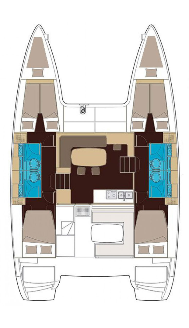 Pronajmout si Lagoon Lagoon 400 v Split