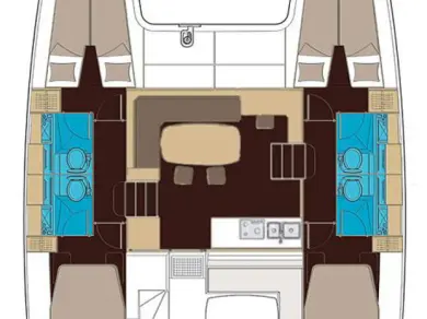 Pronajmout si Lagoon Lagoon 400 v Split