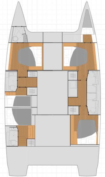 Pronájem Katamarán Fountaine Pajot s licencí