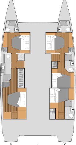 Pronájem Katamarán v Saint Raphael -Fountaine Pajot Aura 51
