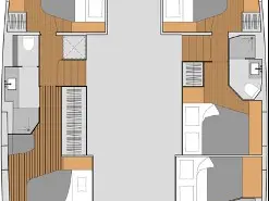 Pronájem Katamarán v Saint Raphael -Fountaine Pajot Aura 51