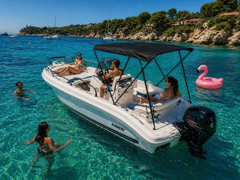 Ranieri Shark 17 jednotlivci a charterové společnosti v Saint-Laurent-du-Var