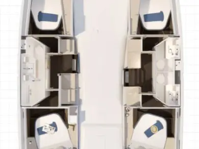 Pronájem lodi Fountaine Pajot Fountaine Pajot FP 41 Quatuor 3 v Pula na Samboatu