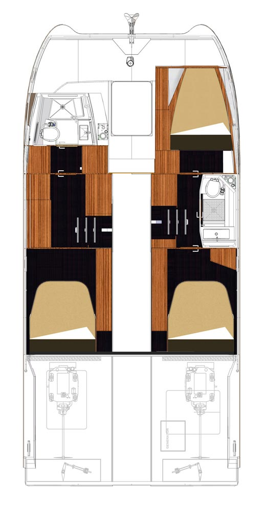 Pronájem Motorová loď Fountaine Pajot s licencí