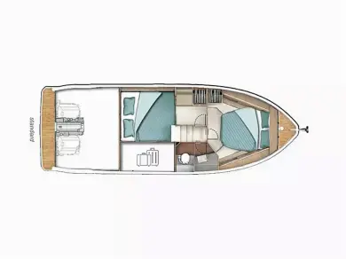 Pronájem Motorová loď v Biograd Na Moru -Sealine Sealine C335