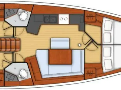 Pronájem lodi Bénéteau Oceanis 45 v Paleros na Samboatu