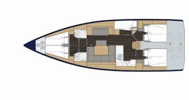 Pronájem Plachetnice v Alimos -Bavaria Bavaria C45