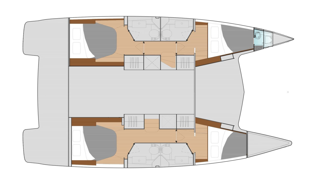 Pronájem lodi Fountaine Pajot Isla 40 v Paleros na Samboatu