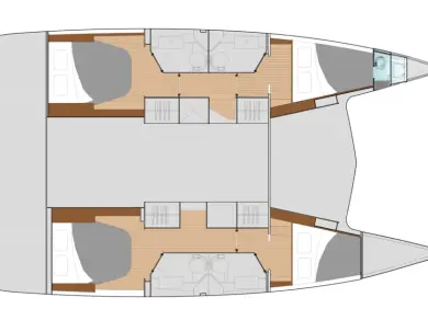 Pronájem lodi Fountaine Pajot Isla 40 v Paleros na Samboatu