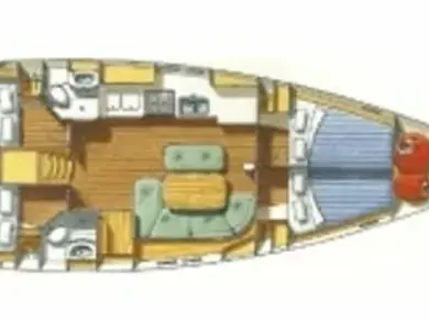 Pronájem lodi Nikiána lákavé ceny Oceanis 473 Clipper