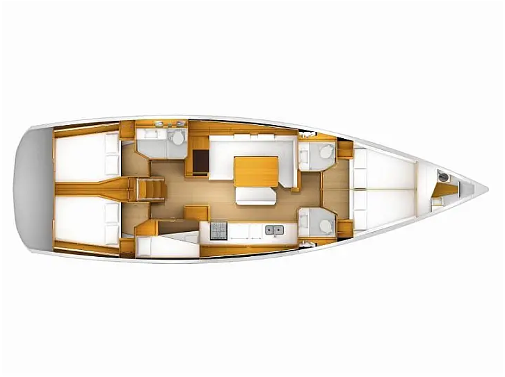 Pronajmout si Jeanneau Sun Odyssey 519 v Paleros