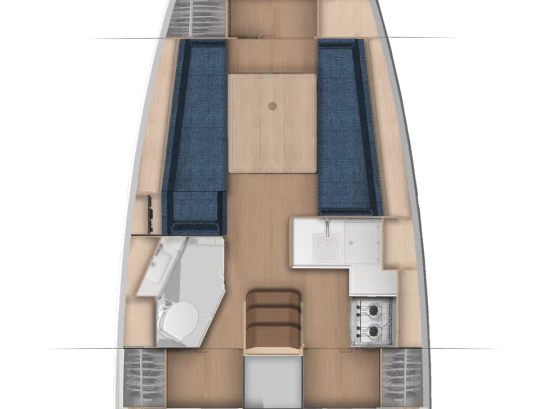 Pronájem Plachetnice v Komolac -Jeanneau Sun Odyssey 350