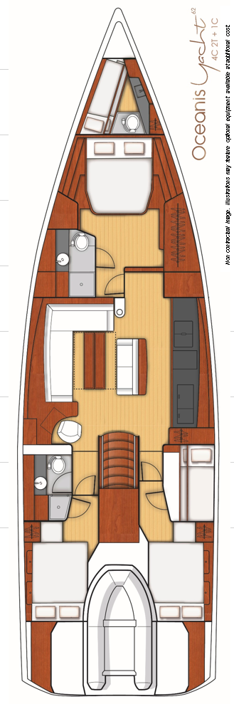 Pronájem lodi Bénéteau Oceanis Yacht 62 v Donji Seget na Samboatu