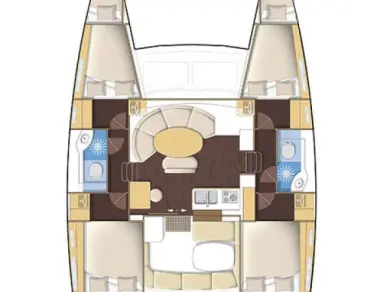 Pronájem lodi Komolac lákavé ceny Lagoon 380