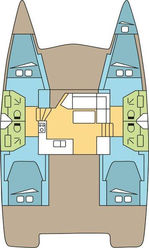 Pronajmout Katamarán se skipperem či ne Fountaine Pajot v Parham Town