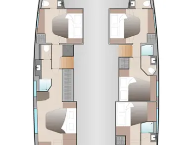 Pronájem jachty v Road Town -Fountaine Pajot Aura 51 na Samboatu