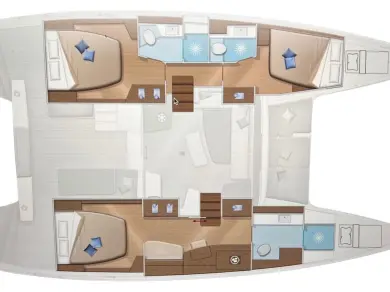 Pronájem lodi Lagoon Lagoon 42 Millenium v Rogoznica na Samboatu