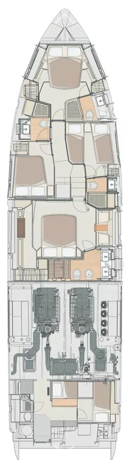 Pronájem Jachta Azimut s licencí