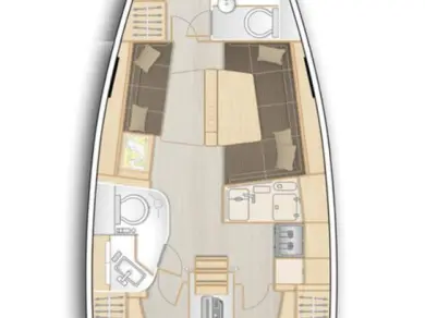 Pronájem lodi Hanse Hanse 388 v Denia na Samboatu