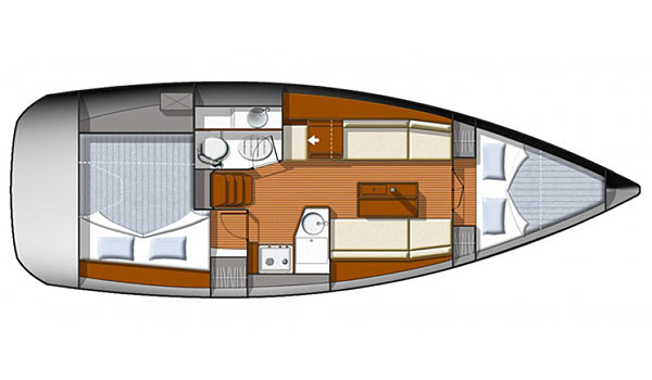 Pronájem jachty v San Vincenzo -Jeanneau Sun Odyssey 33i na Samboatu