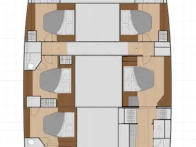 Pronájem Katamarán v Palermo -Fountaine Pajot Fountaine Pajot Samana 59 - 5 + 2 cab.