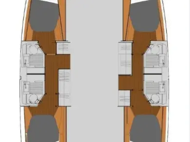 Fountaine Pajot Fountaine Pajot FP 41 Quatuor 4 jednotlivci a charterové společnosti v Nikiána