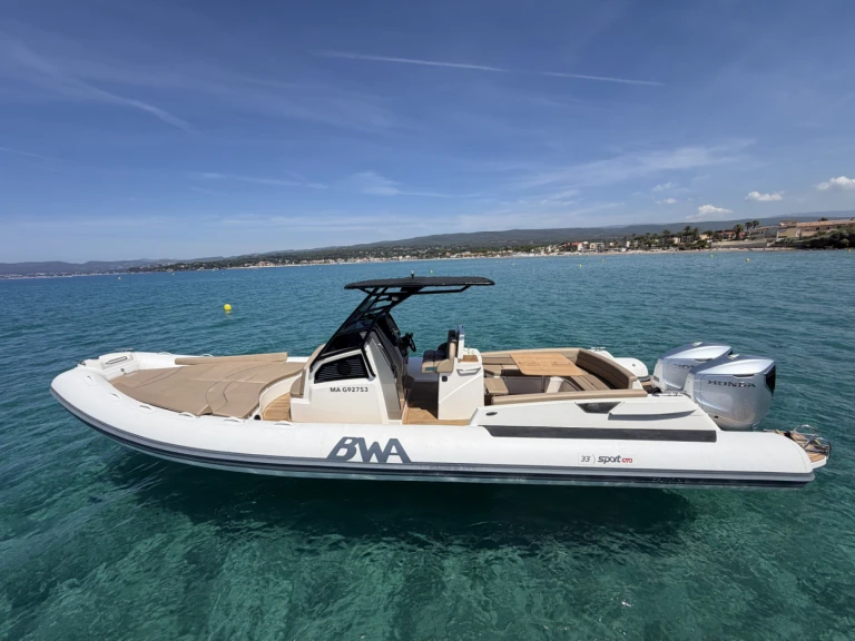 Bwa SPORT 33 GTO jednotlivci a charterové společnosti v La Madrague