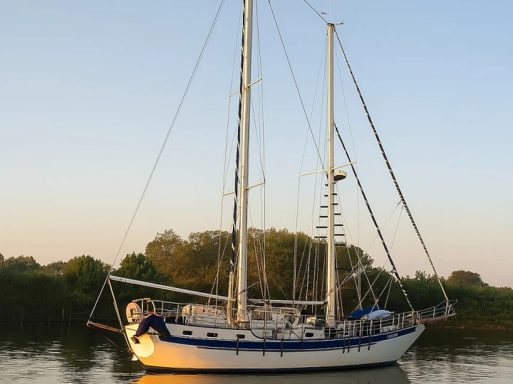 Schooner Staysail jednotlivci a charterové společnosti v Ponza
