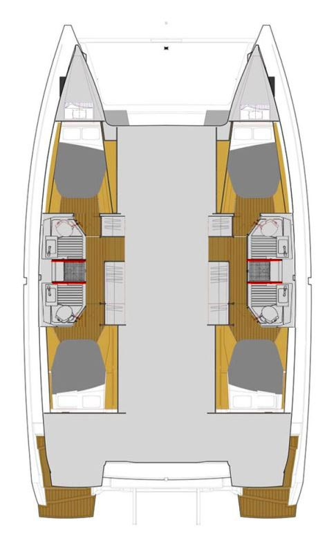 Fountaine Pajot Astrea 42 jednotlivci a charterové společnosti v Trogir