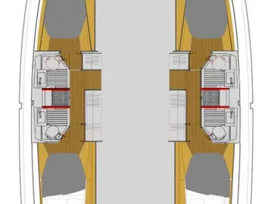 Fountaine Pajot Astrea 42 jednotlivci a charterové společnosti v Trogir
