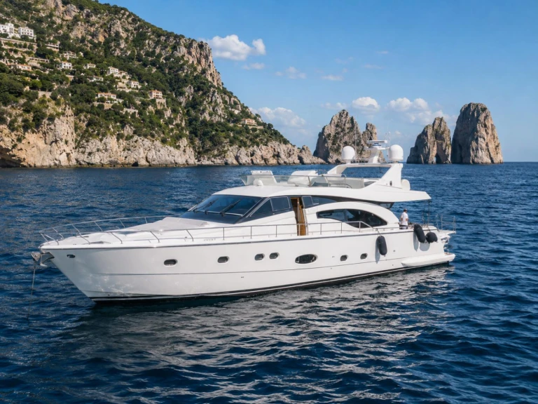 Pronájem lodi Castellammare di Stabia lákavé ceny Ferretti 680