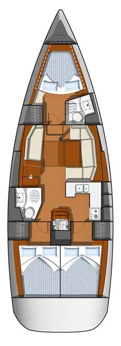Pronájem jachty v Lefkáda -Jeanneau Sun Odyssey 42 DS na Samboatu