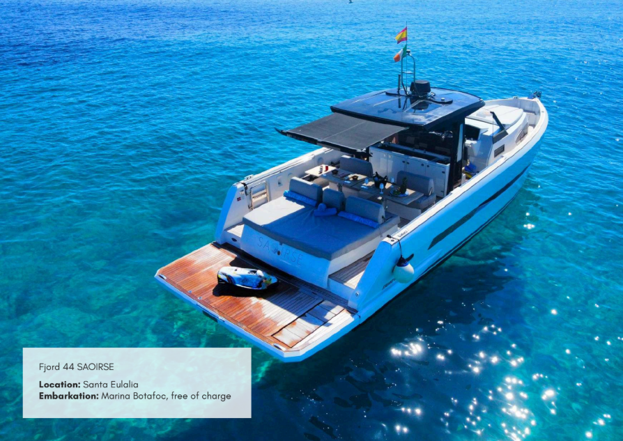 Pronájem Motorová loď v Santa Eularia des Riu -Fjord Fjord 44 Open