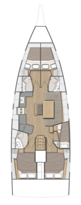 Pronájem Plachetnice v Alimos -Bénéteau Oceanis 46.1