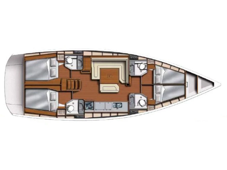 Pronajmout si Jeanneau Sun Odyssey 479 v Road Town
