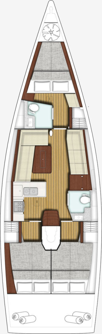 Pronájem jachty v Punat -X-Yachts Xp 44 na Samboatu