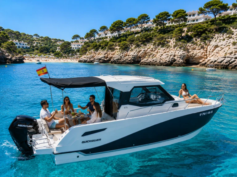 Quicksilver 675 Weekend jednotlivci a charterové společnosti v Palma de Mallorca