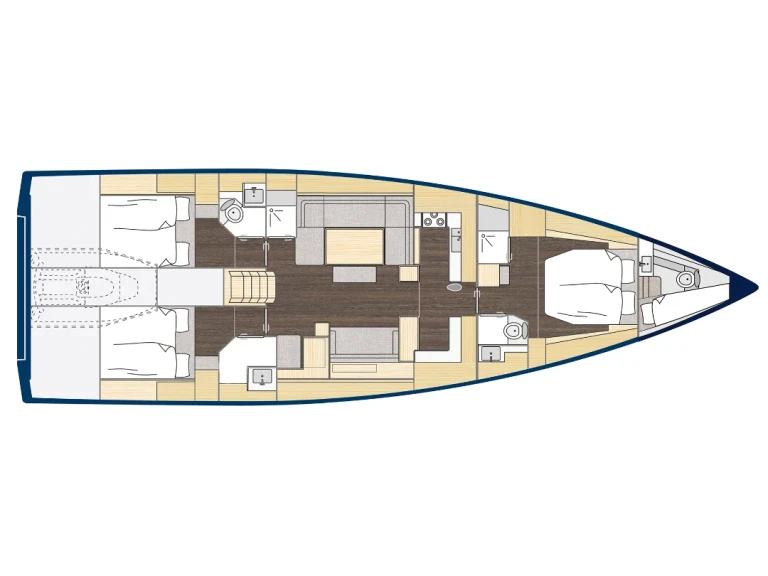 Pronajmout si Bavaria Bavaria C57 v Olbia