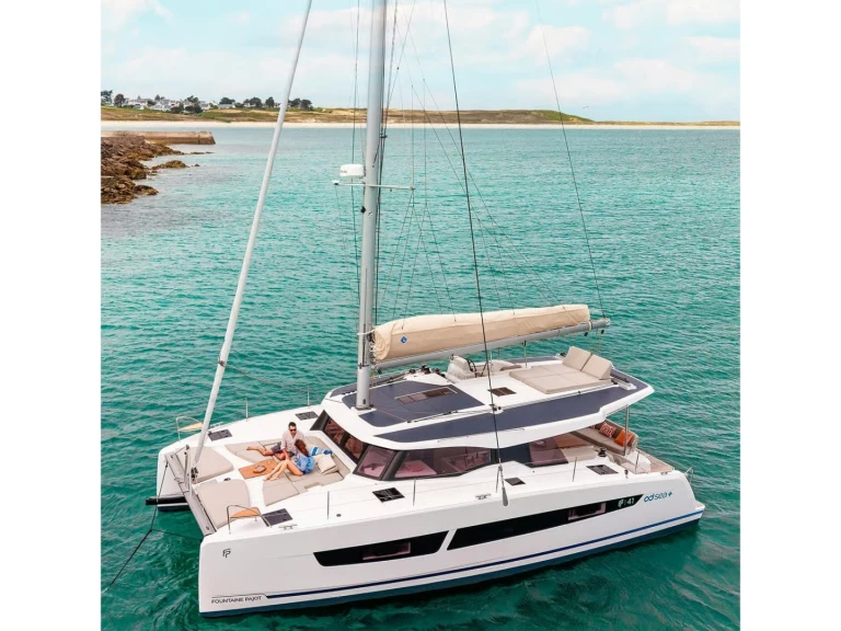Pronájem lodi Volos lákavé ceny Fountaine Pajot New 41