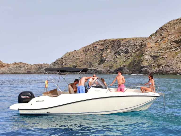 Pronájem jachty v Mahon -Quicksilver Activ 675 Open na Samboatu