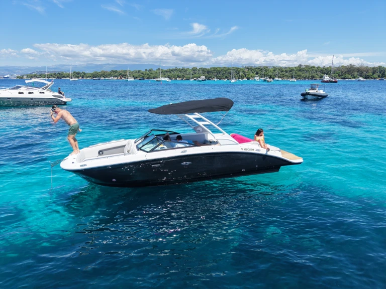 Sea Ray SDX 27 E jednotlivci a charterové společnosti v Port La Napoule