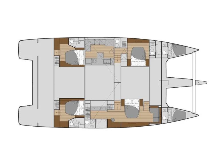 Pronajmout Katamarán se skipperem či ne Fountaine Pajot v Kallithéa