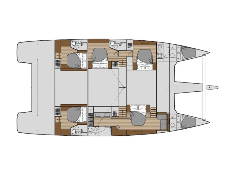 Pronajmout si Fountaine Pajot Fountaine Pajot Alegria 67 (5 cab) v Nea Peramos