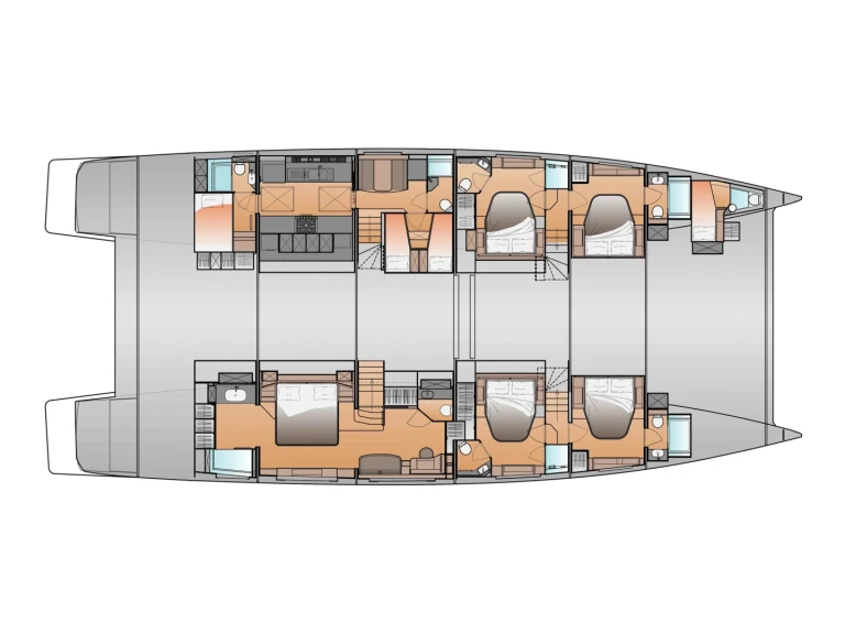 Pronájem Katamarán v Kallithéa -Fountaine Pajot Fountaine Pajot Thira 80