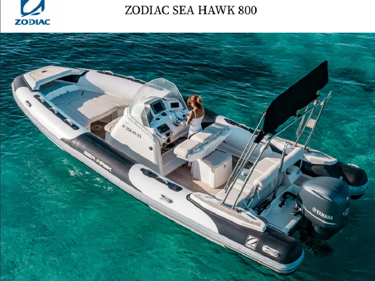 Pronájem lodi Zodiac Sea Hawk 800 v Ibiza Town na Samboatu