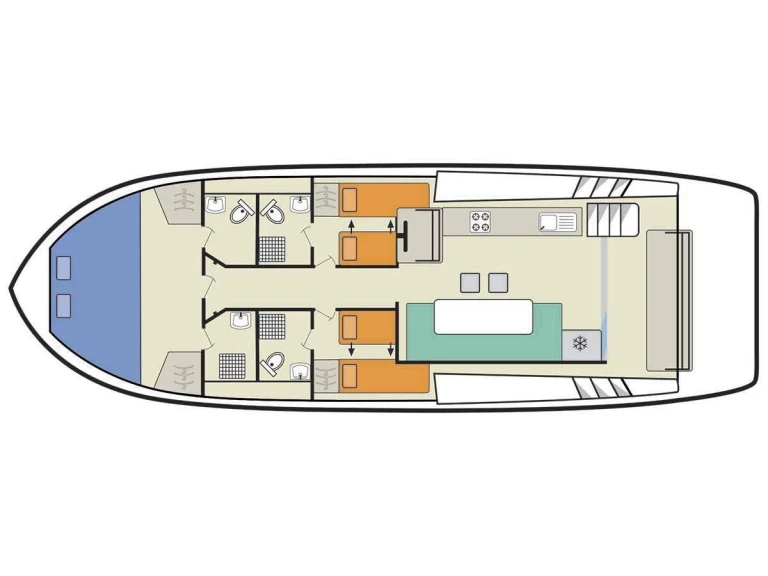 Pronájem Motorová loď Le Boat s licencí