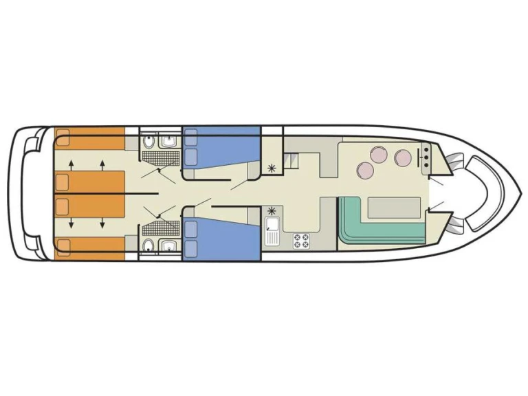 Le Boat Salsa A jednotlivci a charterové společnosti v Homps
