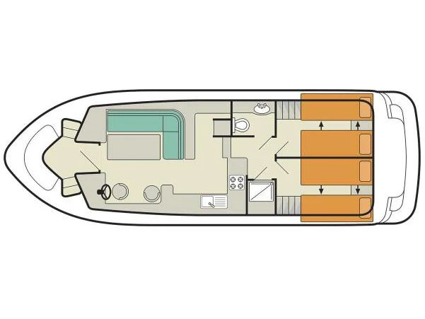 Pronájem lodi Le Boat Tango v Castelnaudary na Samboatu