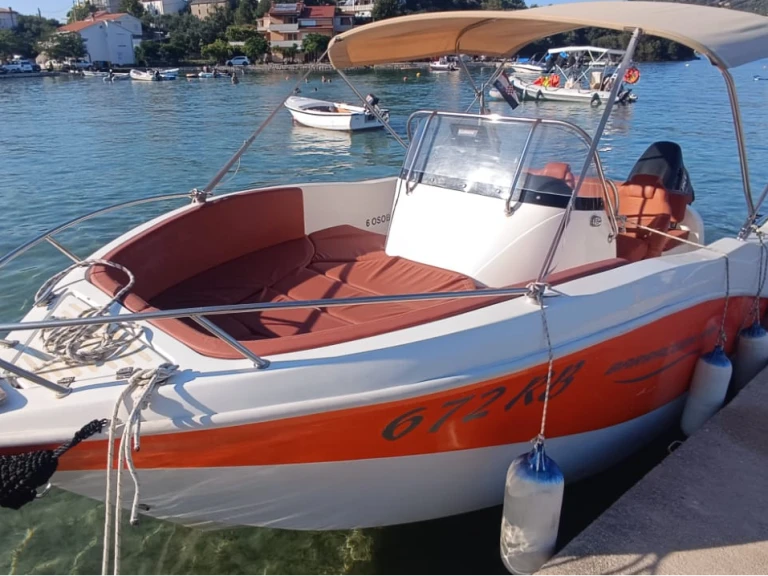 Pronájem jachty v Supetarska Draga -Okiboats Barracuda 545 Open na Samboatu