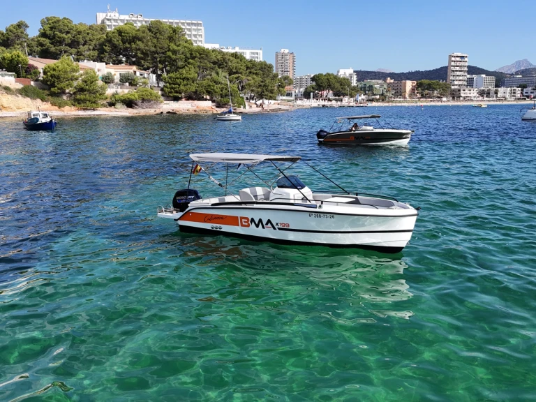 BMA X199 jednotlivci a charterové společnosti v Palma de Mallorca